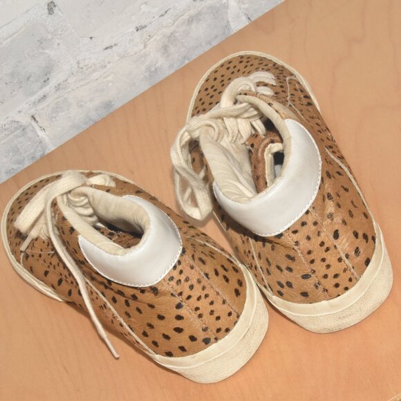 MADEWELL Calf Hair Leopard Print Sneakers Size 6! - Picture 5 of 5